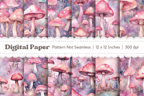 Download 13 Pink Fantasy Mushroom Background - Fantasy mushroom Collection