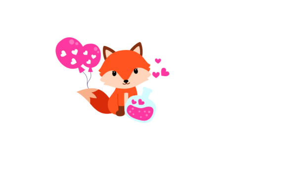 Download Baby Fox Cute Valentine &amp; Love Potion - Cute valentine Collection