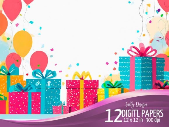 Download Birthday Presents Vector Illustrations - Premium Resources